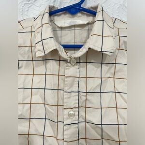 Little boys GUC H&M button up collared shirt size 6-7